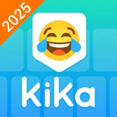 تحميل كيبورد كيكا Kika Keyboard مهكر 2025 للأندرويد APK مجاناً